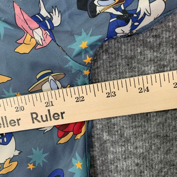 RSVLTS Disney Shirt Men Large Donald Duck Quackin Us Up Kunuflex Stretch 90th - Picture 9 of 10